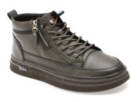 Ghete BITE THE BULLET gri, 82820, din piele naturala - 1