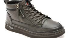 Ghete BITE THE BULLET gri, 82820, din piele naturala