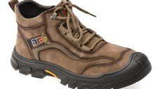 Ghete BITE THE BULLET kaki, 68011, din piele intoarsa