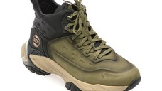 Ghete BITE THE BULLET kaki, LN15, din piele naturala