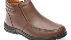 Ghete BITE THE BULLET maro, SH2403, din piele naturala