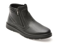 Ghete BITE THE BULLET negre, 966212, din piele naturala - 1