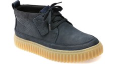 Ghete CLARKS bleumarin, TORLAHI, din nabuc