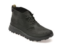 Ghete CLARKS negre, ATLTRDB, din nabuc - 1