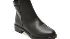 Ghete dama FLAVIA PASSINI 90207, negre, din piele naturala
