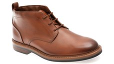 Ghete elegante CLARKS maro, ALDWIN CHUKKA, din piele naturala