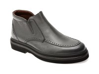 Ghete elegante LE COLONEL gri, 61613, din piele naturala - 1