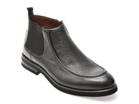 Ghete elegante LE COLONEL negre, 64137, din piele naturala - 1