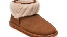 Ghete EMU maro, PYKE, din piele intoarsa