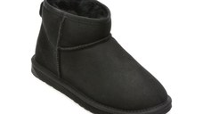 Ghete EMU negre, STINGER MICRO, din piele intoarsa
