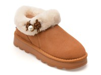 Ghete EPICA maro, 235186, din piele intoarsa - 1