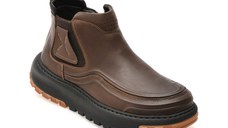 Ghete EPICA maro, 60019, din piele naturala