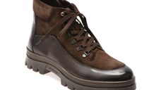 Ghete EPICA maro, B104, din piele naturala