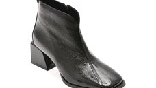 Ghete EPICA negre, 2771039, din piele naturala lacuita