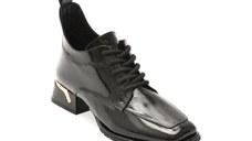 Ghete EPICA negre, 5312091, din piele naturala lacuita