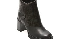Ghete EPICA negre, 5556, din piele naturala