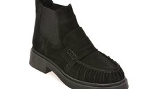 Ghete EPICA negre din piele intoarsa pentru femei