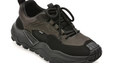 Ghete EPICA negre, LN11, din piele naturala