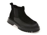 Ghete EPICA negre, LN58, din piele naturala - 1