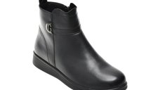 Ghete FLAVIA PASSINI E5301 negre din piele naturala pentru confort si stil