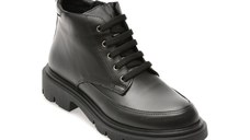 Ghete FLAVIA PASSINI negre, 1001SXX, din piele naturala