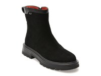 Ghete FLAVIA PASSINI negre, 2397, din piele intoarsa - 1