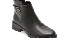 Ghete FLAVIA PASSINI negre, 35, din piele naturala