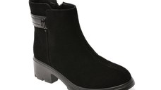 Ghete FLAVIA PASSINI negre, 371366, din piele intoarsa