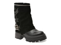 Ghete FLAVIA PASSINI negre, 38461, din piele intoarsa - 1