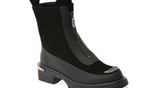 Ghete FLAVIA PASSINI negre, 38628, din piele intoarsa