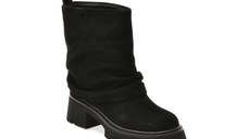 Ghete FLAVIA PASSINI negre, 56153, din piele intoarsa