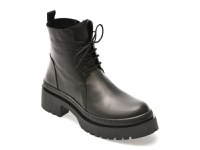 Ghete FLAVIA PASSINI negre, 903SYD, din piele naturala - 1