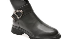 Ghete FLAVIA PASSINI negre, DX727, din piele naturala