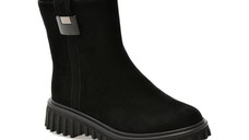 Ghete FLAVIA PASSINI negre, FT0932, din piele intoarsa