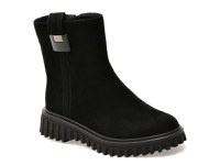 Ghete FLAVIA PASSINI negre, FT0932, din piele intoarsa - 1