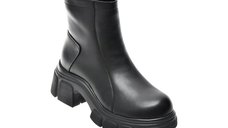 Ghete FLAVIA PASSINI negre, model 30202, din piele naturala pentru femei