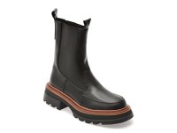 Ghete FLAVIA PASSINI negre, TC370, din piele naturala - 1