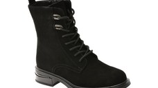 Ghete FLAVIA PASSINI negre, W68633, din piele intoarsa