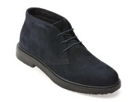 Ghete GEOX bleumarin, U46H9A, din piele intoarsa - 1