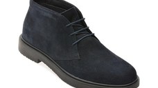 Ghete GEOX bleumarin, U46H9A, din piele intoarsa