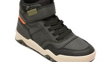 Ghete GEOX J367RF pentru Baieti, Negre din Piele Ecologica
