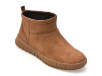 Ghete GEOX maro, D569AA, din piele intoarsa - 1