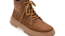 Ghete GEOX maro, J46M9A, din piele naturala