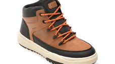 Ghete GEOX maro, J56FMA, din piele ecologica