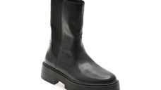 Ghete GEOX negre, D36VDK, din piele naturala