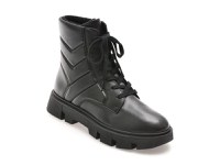 Ghete GEOX negre, D46UAG, din piele ecologica - 1