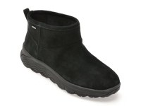 Ghete GEOX negre, D5626B, din piele intoarsa - 1