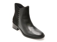 Ghete GEOX negre, D565EE, din piele naturala - 1