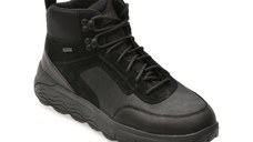 Ghete GEOX negre, U46FDB, din piele naturala