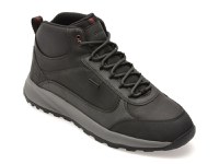 Ghete GEOX negre, U56EZA, din piele ecologica - 1